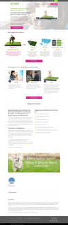 Praella Shopify Plus Agency - Doggie Lawn Case Study - Before Homepage