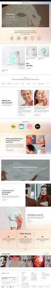 Praella Shopify Plus Agency - Omnilux Homepage Desktop Image