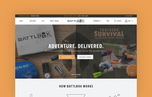 Praella Shopify Plus Agency - Battlebox Homepage