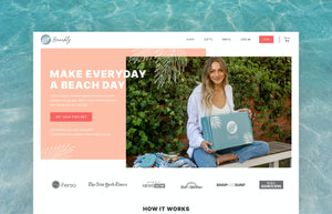 Praella Shopify Plus Agency - Beachly Homepage