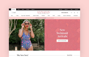 Praella Shopify Plus Agency - Izzy Liv Homepage