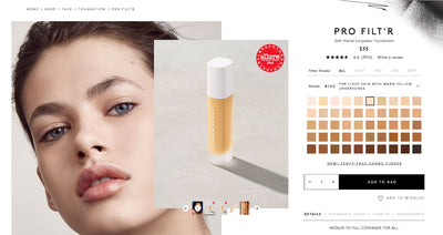 Praella Shopify Plus Agency - Fenty Beauty - Fenty product page