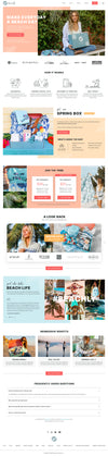 Praella Shopify Plus Agency - Beachly desktop mockup